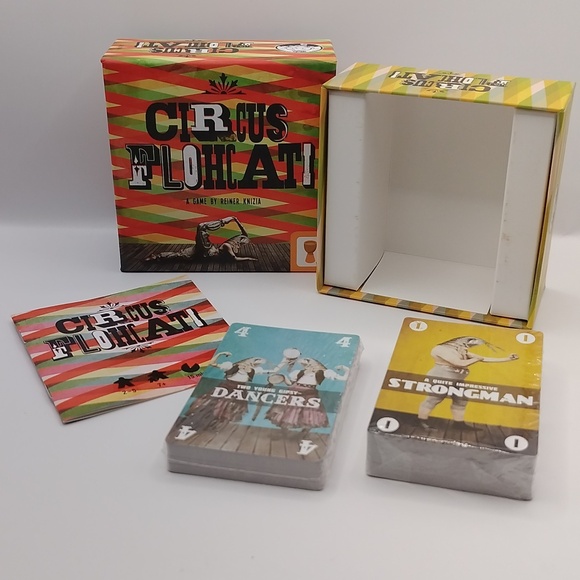 Circus Flohcati 2016 Card Game 2nd Edition COMPLETE RARE COLLECTIBLE - Picture 7 of 16